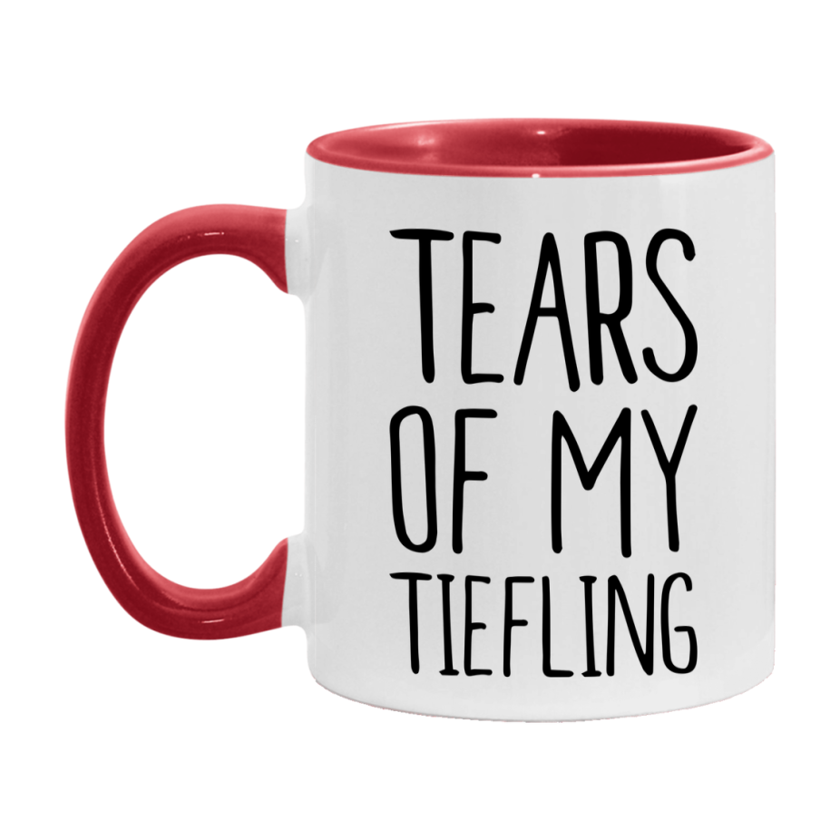 Dnd Dragon Masters Mug, Tears Of My Tiefling Coffee Mug, Rpg Gift