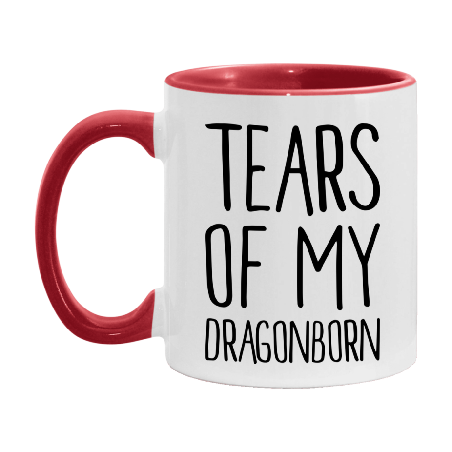 Dnd Dragon Masters Mug, Tears Of My Dragonborn Coffee Mug, Rpg Gift