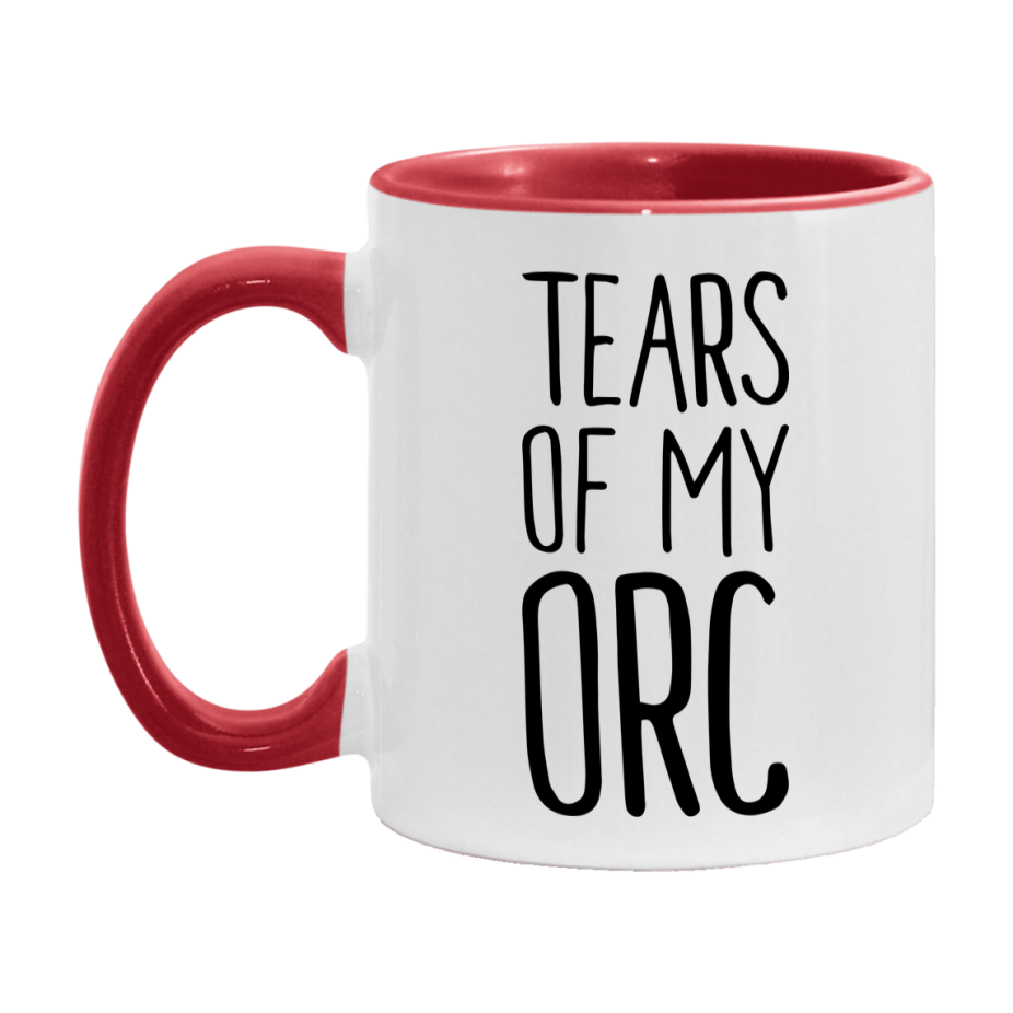Dnd Dragon Masters Mug, Tears Of My Orc Coffee Mug, Rpg Gift