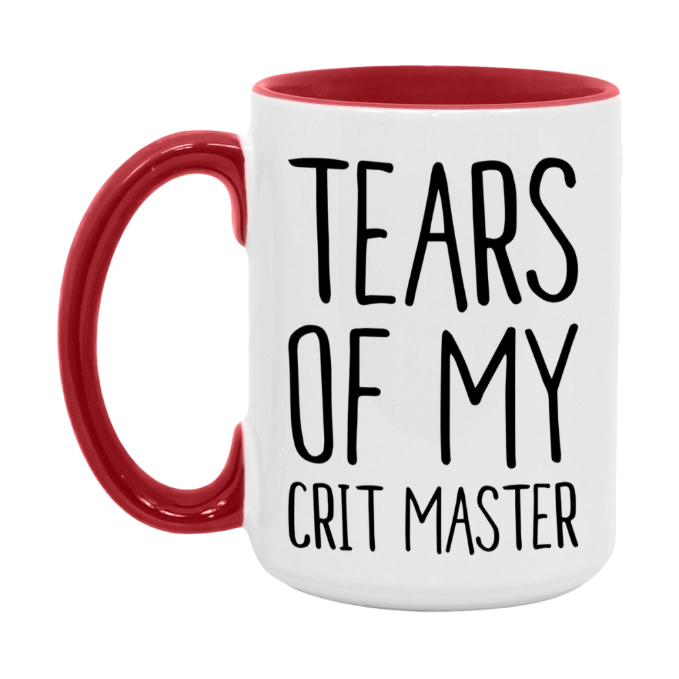 Dnd Dragon Masters Mug, Tears Of My Crit Master Coffee Mug, Rpg Gift
