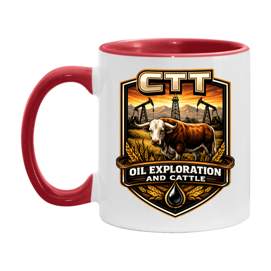 CTT Oil Exploration And Cattle Mug