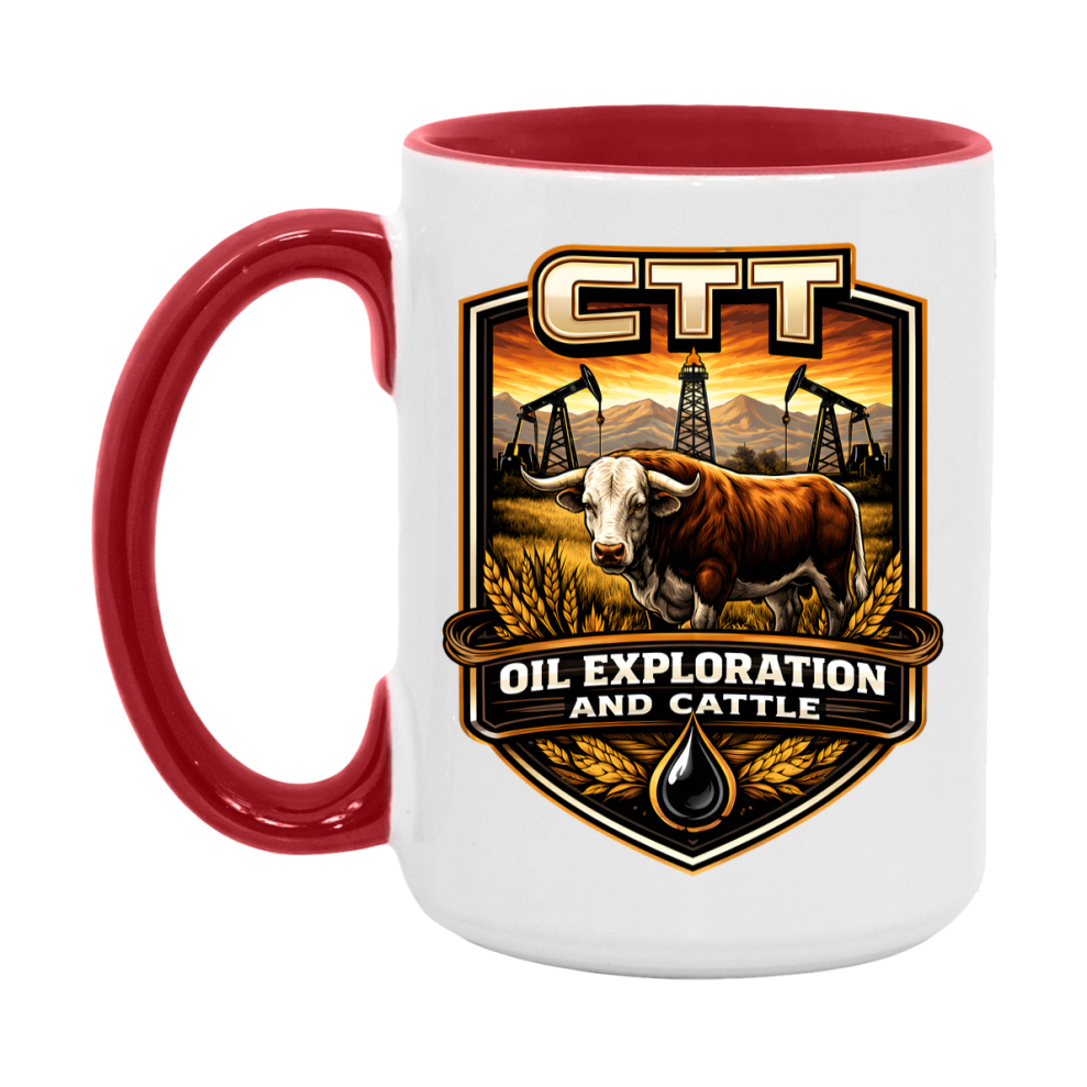 CTT Oil Exploration And Cattle Mug