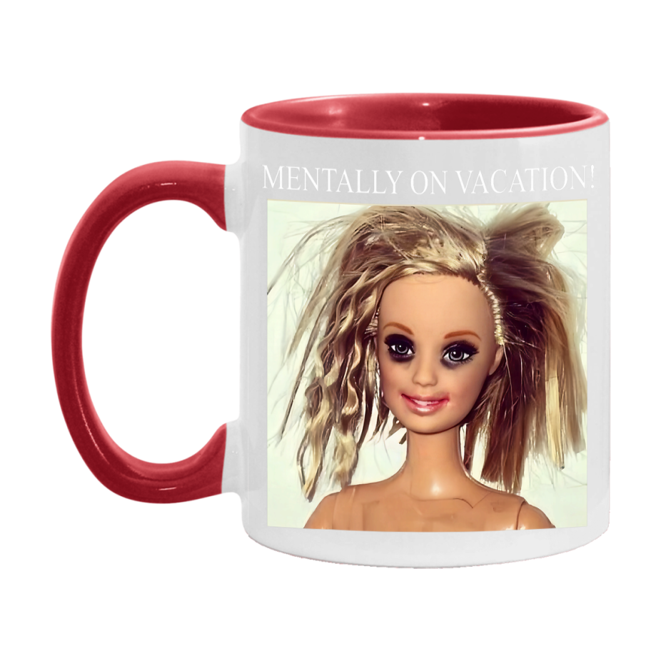 Disgusted Doll Face Mug, Funny Doll Face Meme Coffee Cup