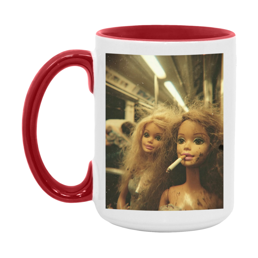 Disgusted Doll Face Mug, Funny Doll Face Meme Coffee Cup