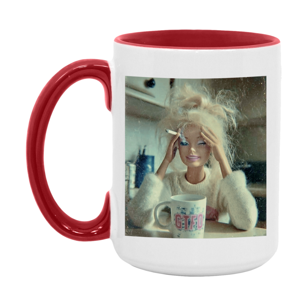 Disgusted Doll Face Mug, Funny Doll Face Meme Coffee Cup