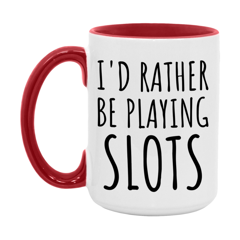 Casino Mug For Slots Players, Funny Slots Coffee Mug, 11Oz Or 15Oz Novelty Mug