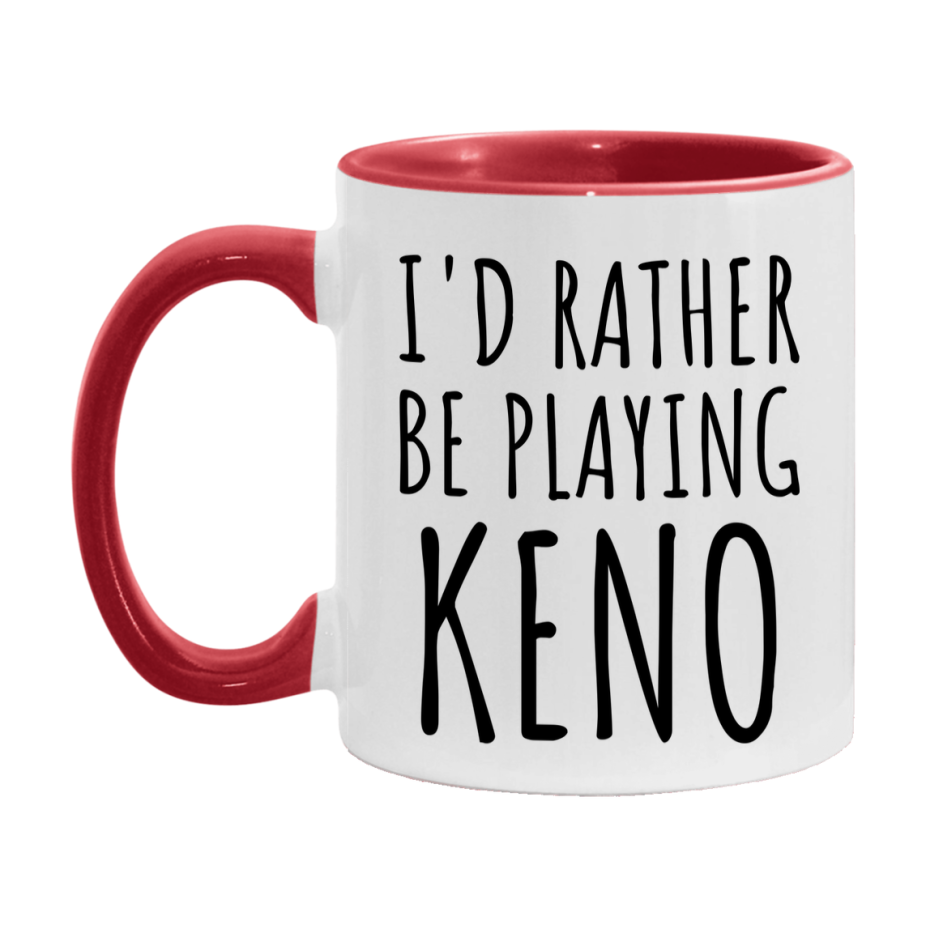 Casino Mug For Keno Players, Funny Keno Coffee Mug, 11Oz Or 15Oz Novelty Mug