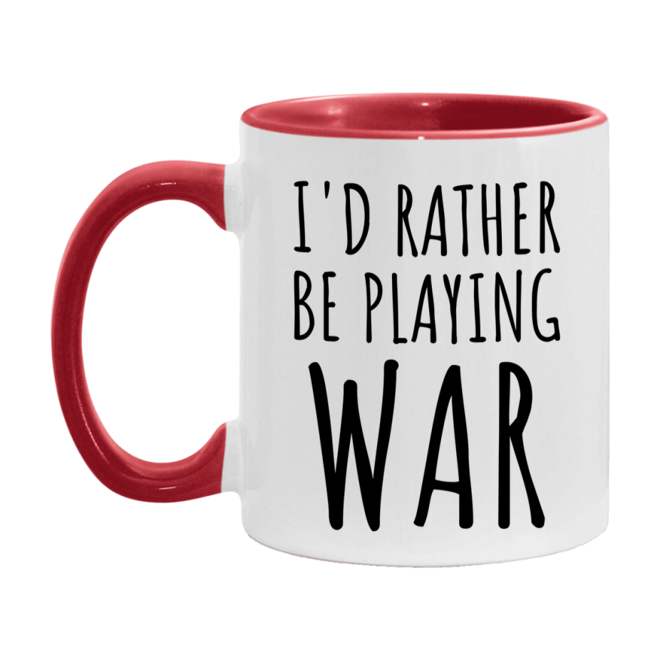 Casino Mug For War Players, Funny War Coffee Mug, 11Oz Or 15Oz Novelty Mug