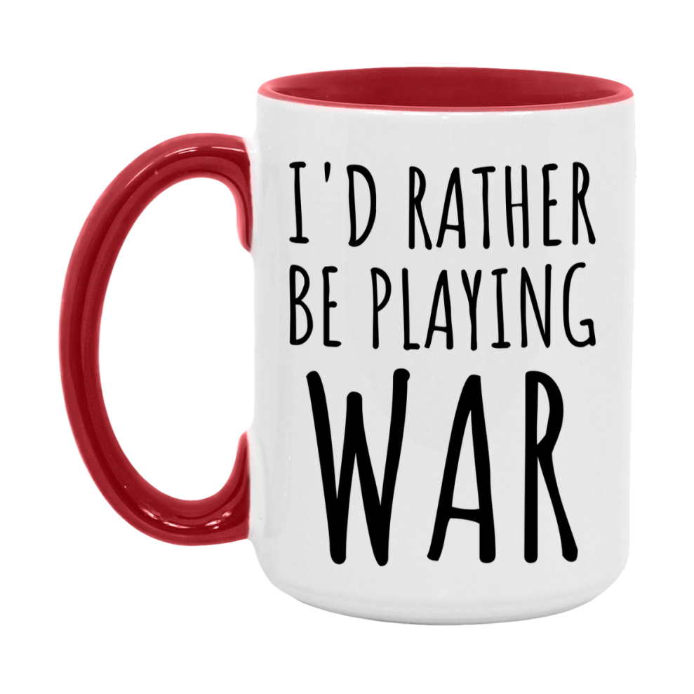 Casino Mug For War Players, Funny War Coffee Mug, 11Oz Or 15Oz Novelty Mug