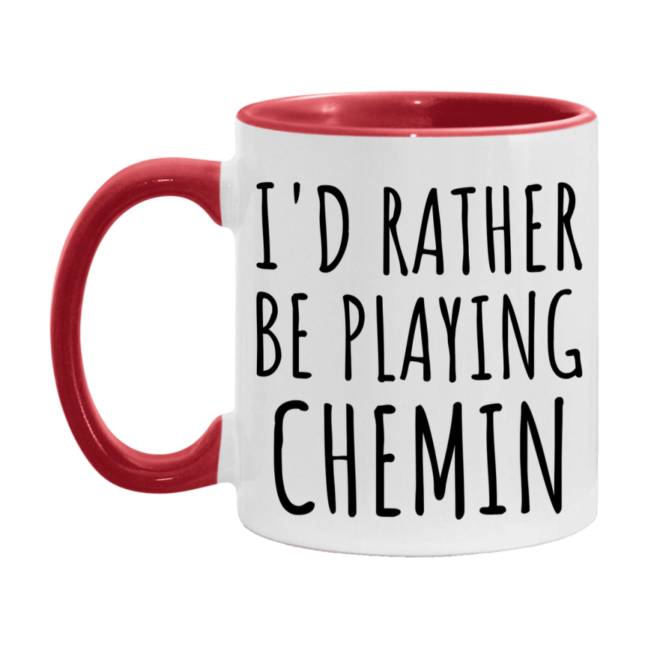 Casino Mug For Chemin Players, Funny Chemin Coffee Mug, 11Oz Or 15Oz Novelty Mug