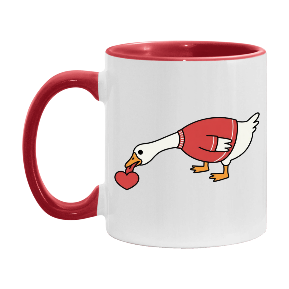 Silly Goose Mug, Silly Goose Valentine Mug, 11Oz Or 15Oz Ceramic Coffee Mug