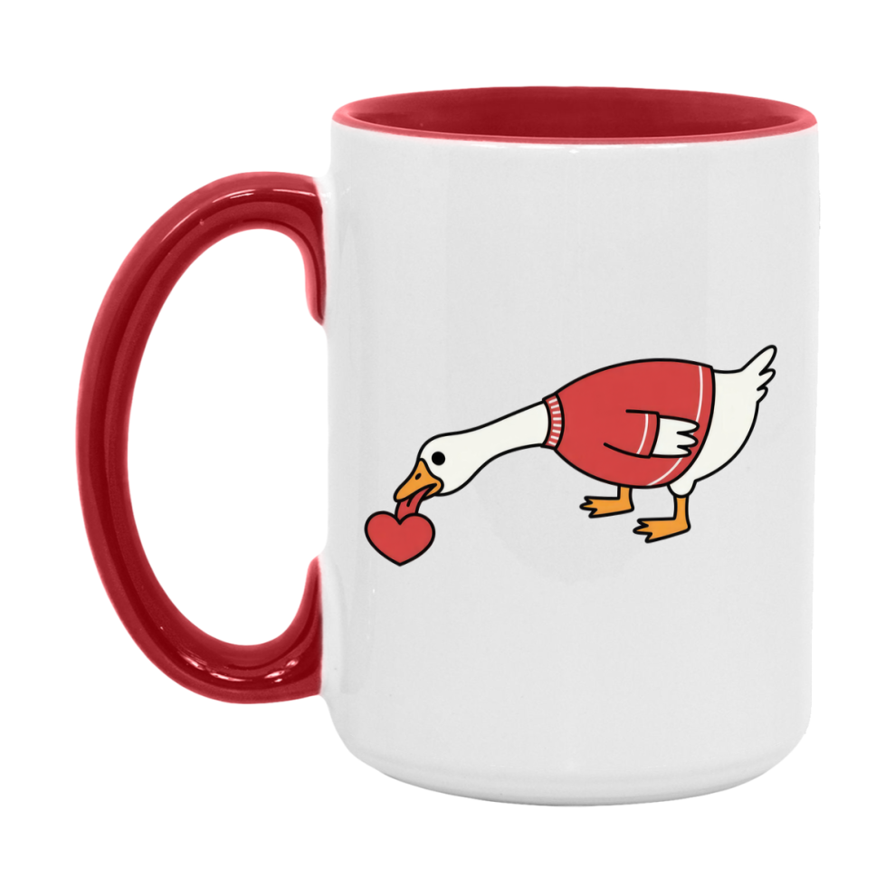 Silly Goose Mug, Silly Goose Valentine Mug, 11Oz Or 15Oz Ceramic Coffee Mug