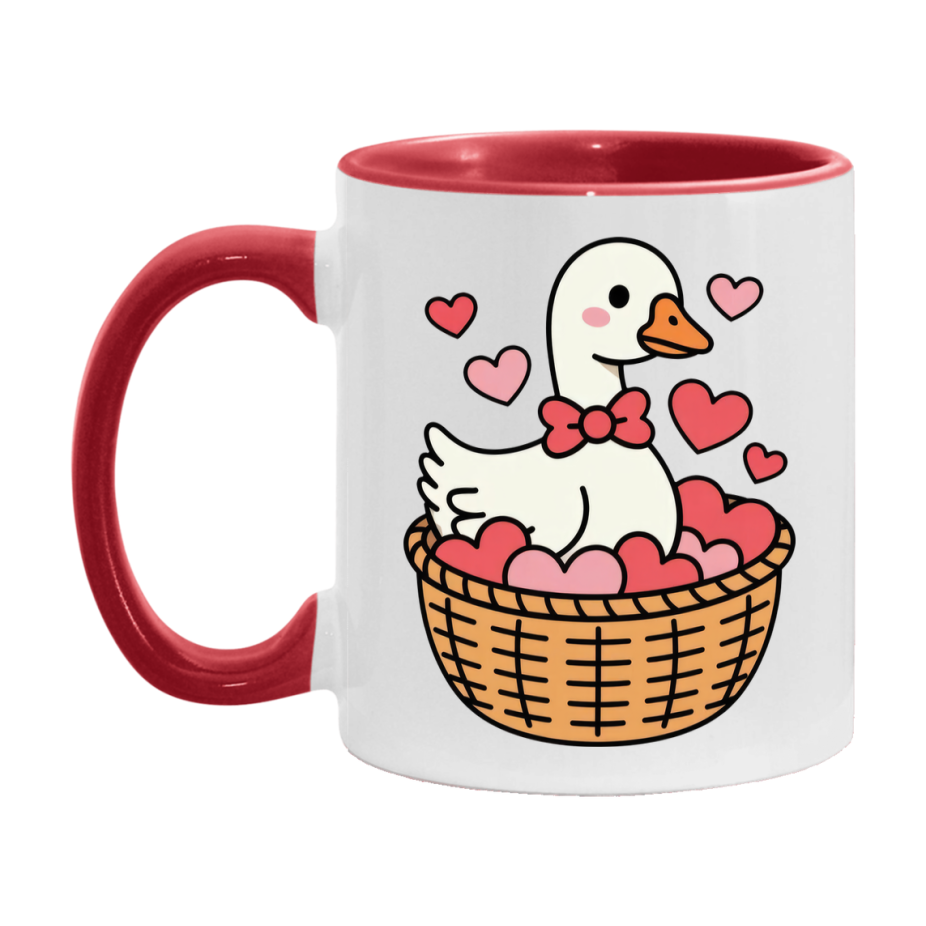 Silly Goose Mug, Silly Goose Valentine Mug, 11Oz Or 15Oz Ceramic Coffee Mug