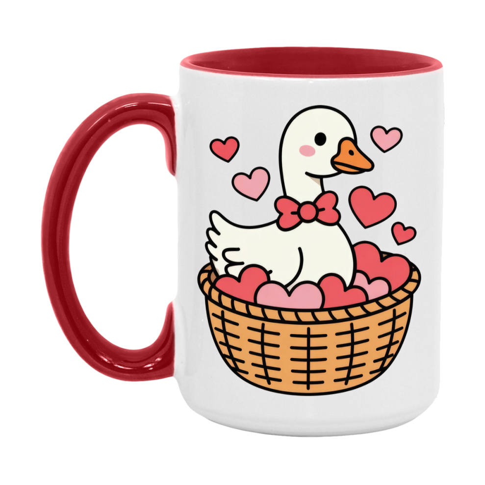 Silly Goose Mug, Silly Goose Valentine Mug, 11Oz Or 15Oz Ceramic Coffee Mug