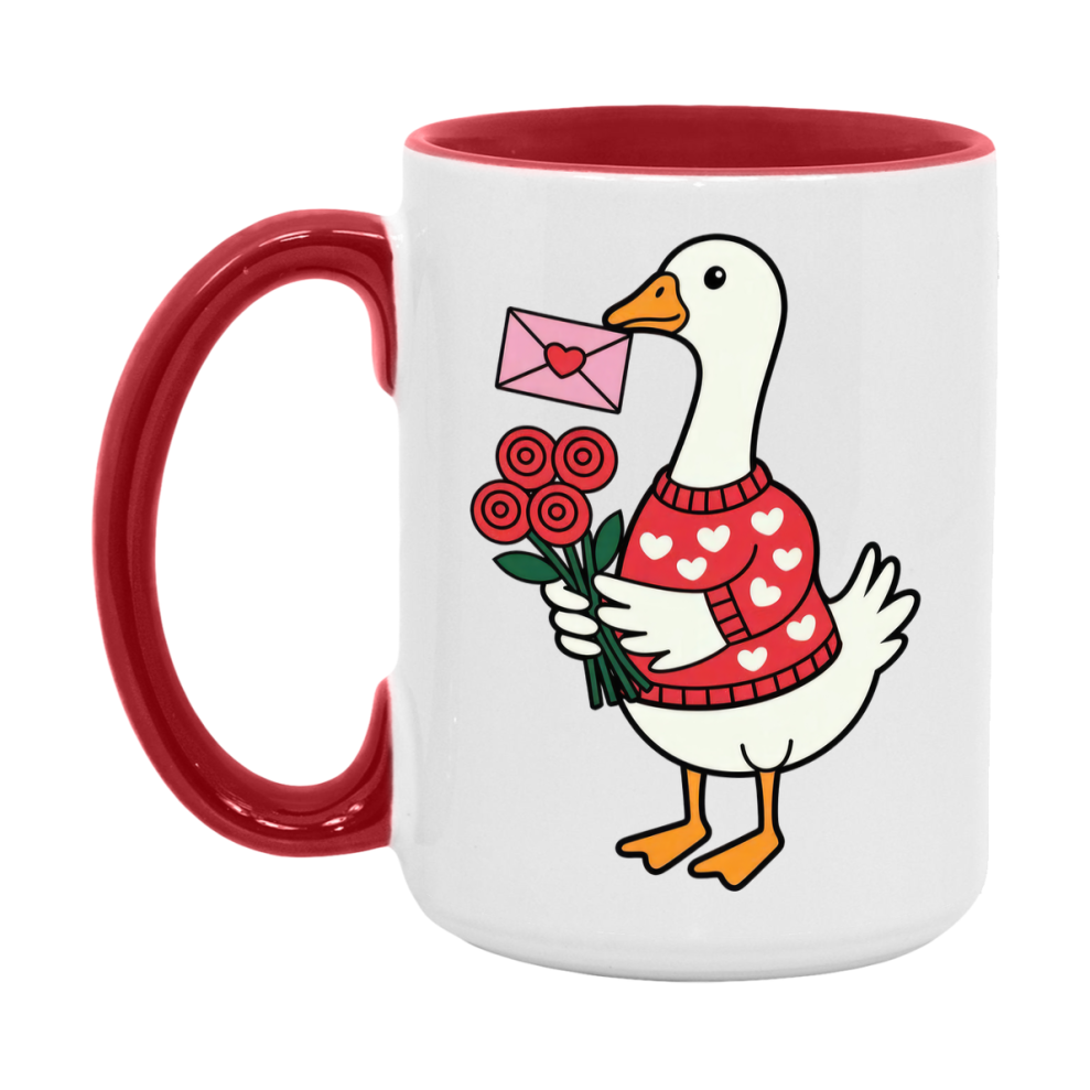 Silly Goose Mug, Silly Goose Valentine Mug, 11Oz Or 15Oz Ceramic Coffee Mug
