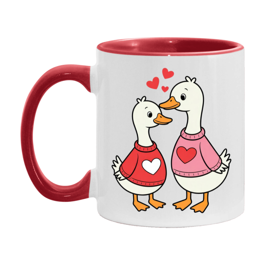 Silly Goose Mug, Silly Goose Valentine Mug, 11Oz Or 15Oz Ceramic Coffee Mug