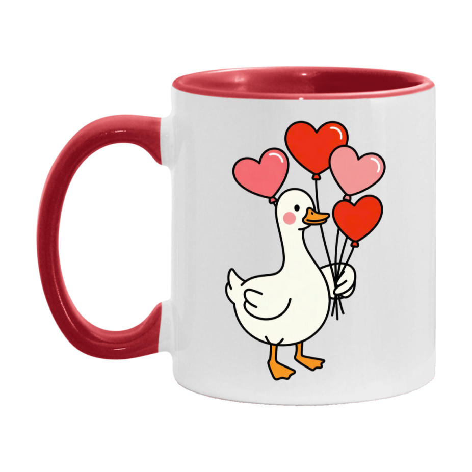 Silly Goose Mug, Silly Goose Valentine Mug, 11Oz Or 15Oz Ceramic Coffee Mug