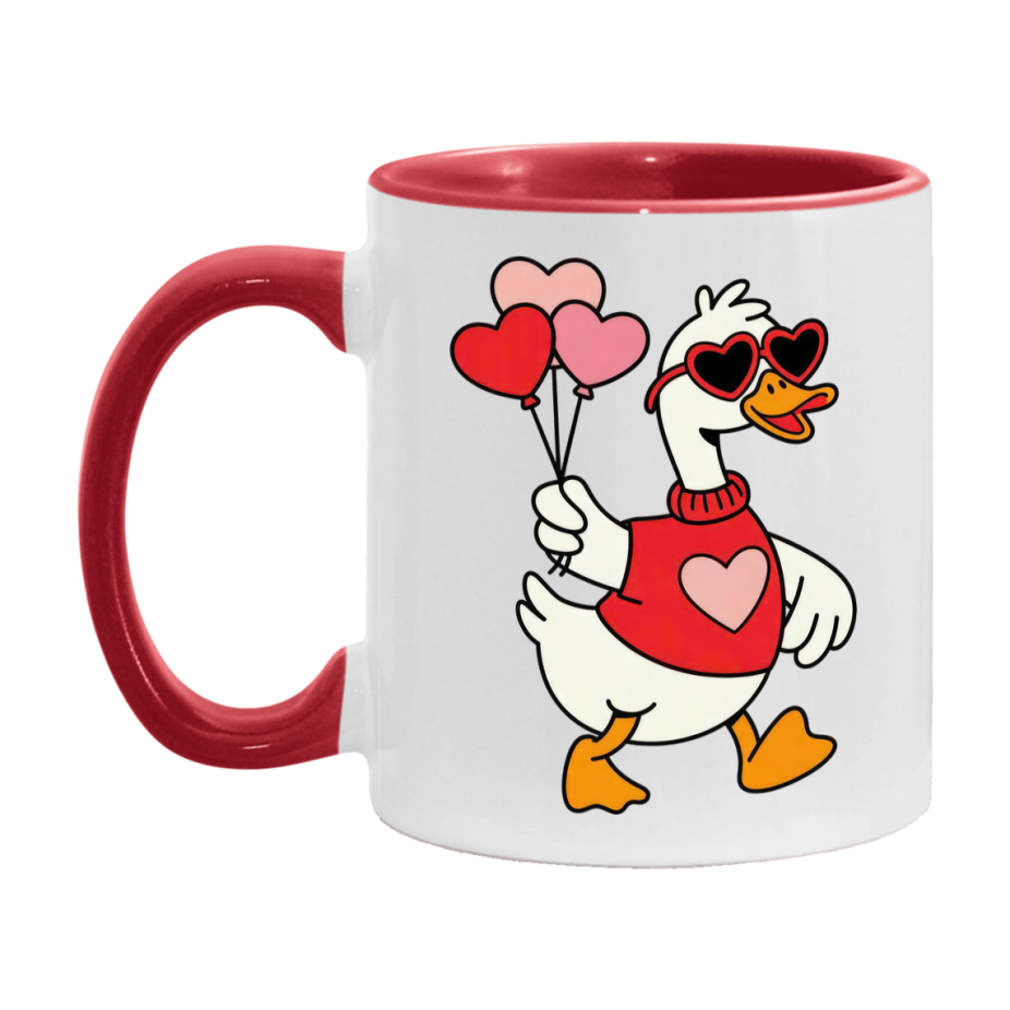 Silly Goose Mug, Silly Goose Valentine Mug, 11Oz Or 15Oz Ceramic Coffee Mug