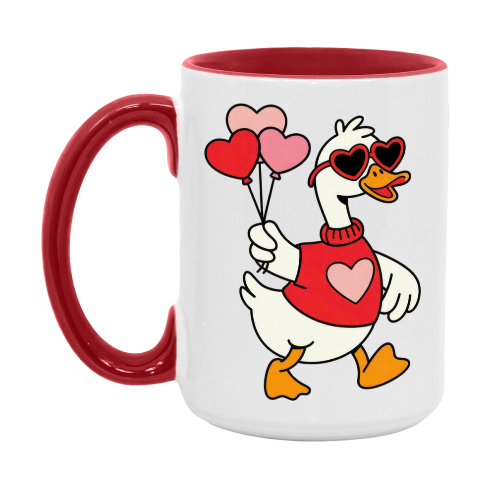Silly Goose Mug, Silly Goose Valentine Mug, 11Oz Or 15Oz Ceramic Coffee Mug