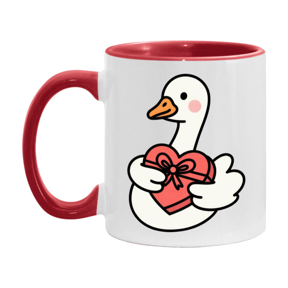 Silly Goose Mug, Silly Goose Valentine Mug, 11Oz Or 15Oz Ceramic Coffee Mug