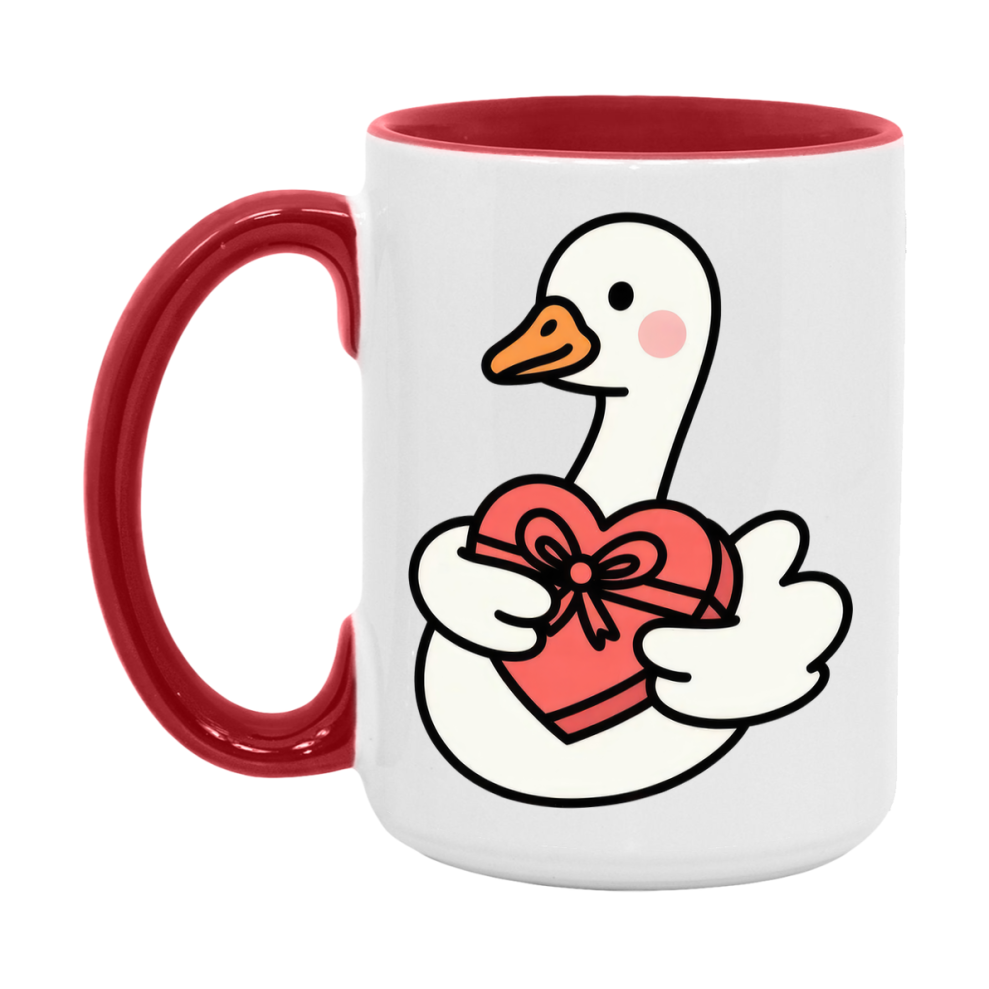 Silly Goose Mug, Silly Goose Valentine Mug, 11Oz Or 15Oz Ceramic Coffee Mug