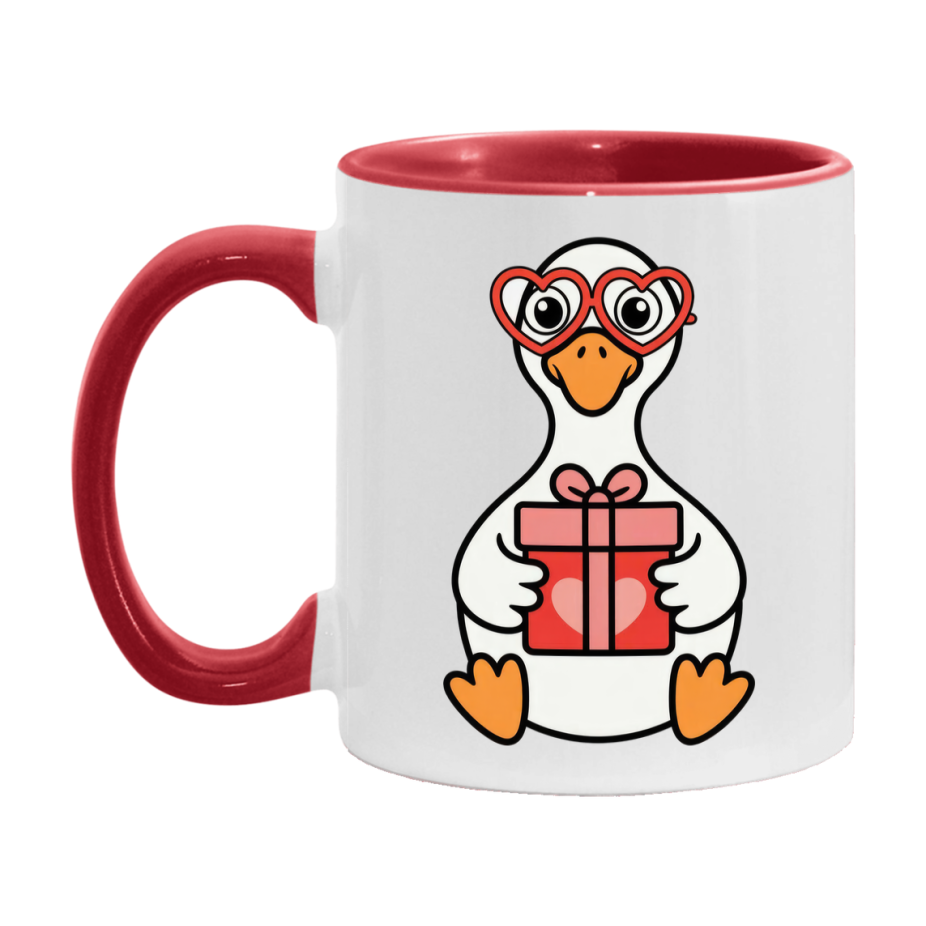 Silly Goose Mug, Silly Goose Valentine Mug, 11Oz Or 15Oz Ceramic Coffee Mug