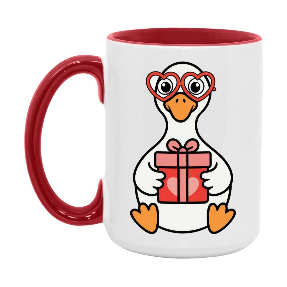 Silly Goose Mug, Silly Goose Valentine Mug, 11Oz Or 15Oz Ceramic Coffee Mug