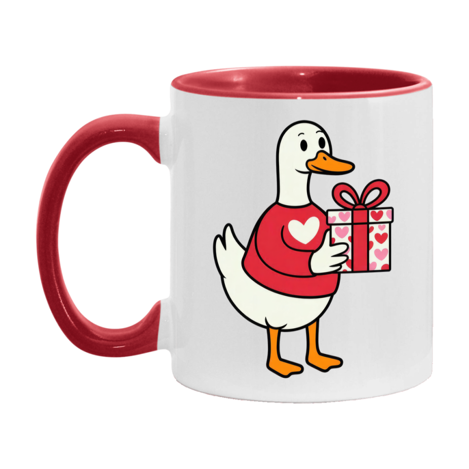 Silly Goose Mug, Silly Goose Valentine Mug, 11Oz Or 15Oz Ceramic Coffee Mug