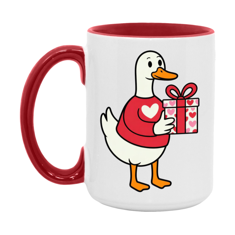Silly Goose Mug, Silly Goose Valentine Mug, 11Oz Or 15Oz Ceramic Coffee Mug