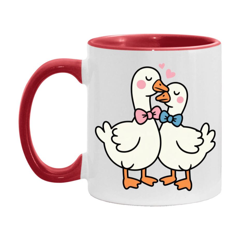 Silly Goose Mug, Silly Goose Valentine Mug, 11Oz Or 15Oz Ceramic Coffee Mug