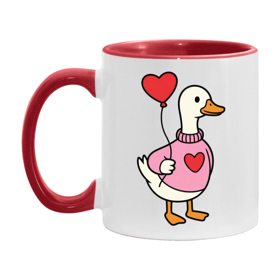 Silly Goose Mug, Silly Goose Valentine Mug, 11Oz Or 15Oz Ceramic Coffee Mug