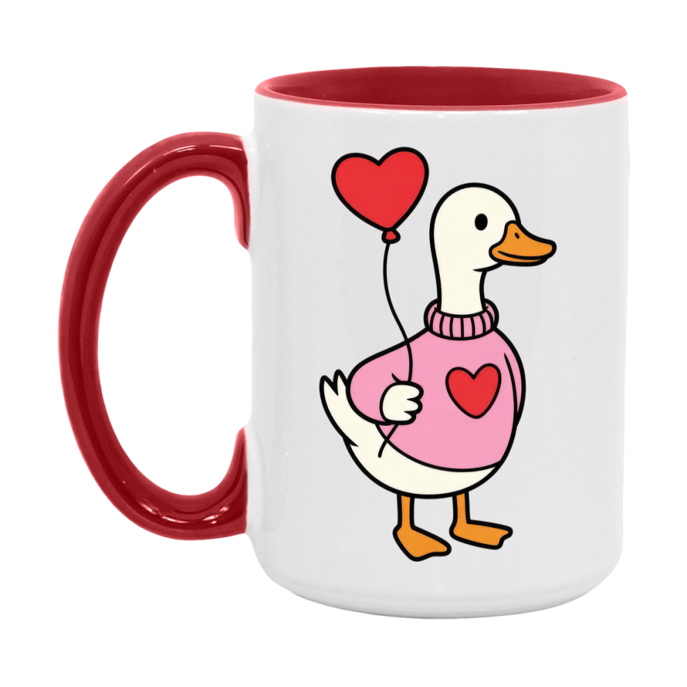 Silly Goose Mug, Silly Goose Valentine Mug, 11Oz Or 15Oz Ceramic Coffee Mug