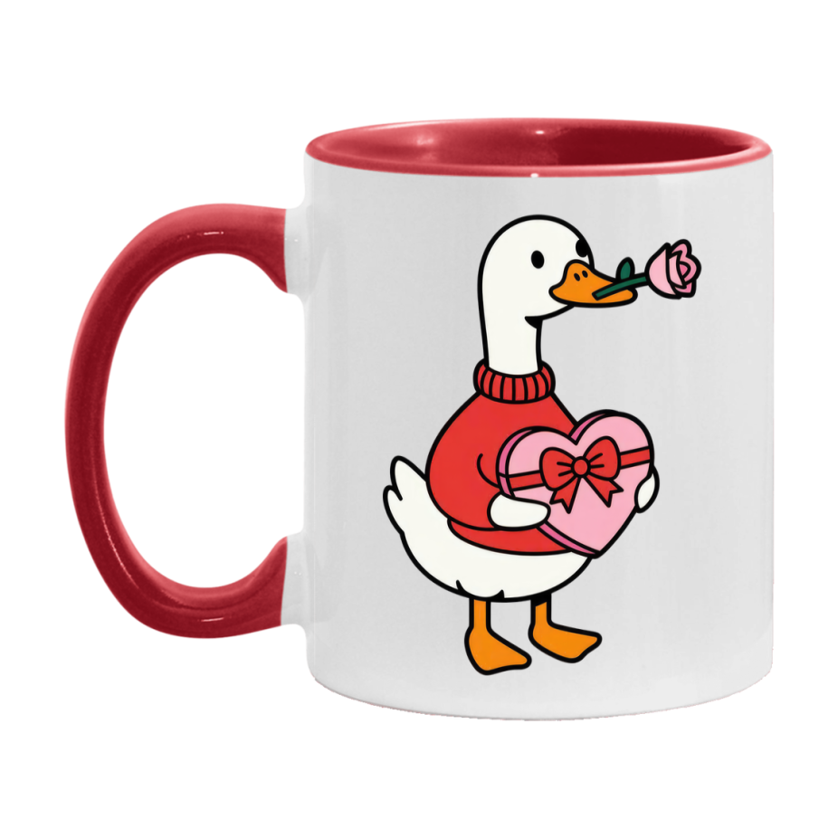 Silly Goose Mug, Silly Goose Valentine Mug, 11Oz Or 15Oz Ceramic Coffee Mug