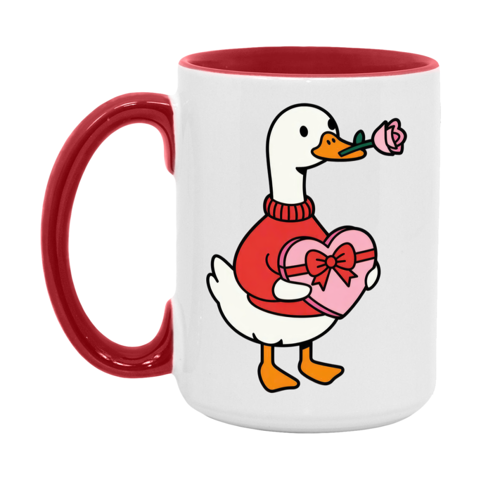 Silly Goose Mug, Silly Goose Valentine Mug, 11Oz Or 15Oz Ceramic Coffee Mug