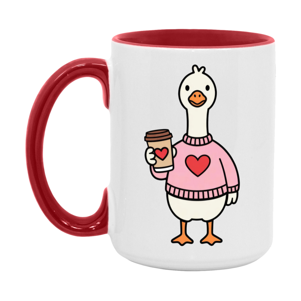 Silly Goose Mug, Silly Goose Valentine Mug, 11Oz Or 15Oz Ceramic Coffee Mug