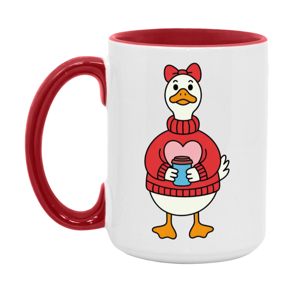 Silly Goose Mug, Silly Goose Valentine Mug, 11Oz Or 15Oz Ceramic Coffee Mug