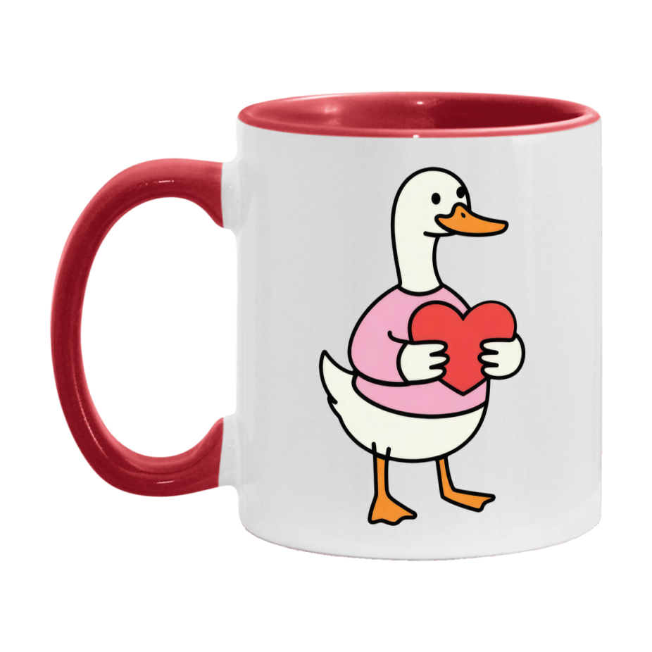 Silly Goose Mug, Silly Goose Valentine Mug, 11Oz Or 15Oz Ceramic Coffee Mug
