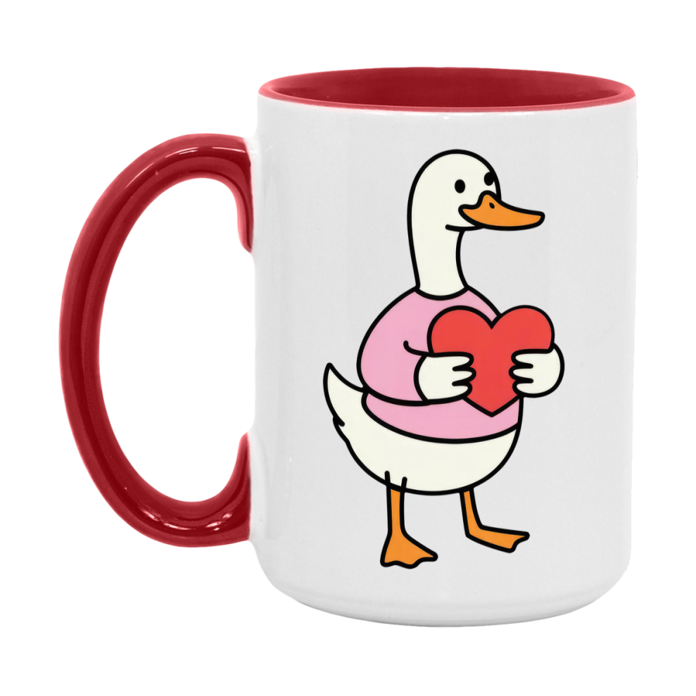 Silly Goose Mug, Silly Goose Valentine Mug, 11Oz Or 15Oz Ceramic Coffee Mug