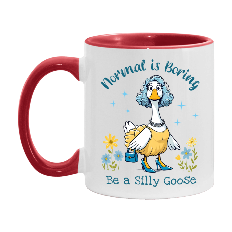 Silly Goose Mug, Funny Goose Coffee Mug, 11Oz Or 15Oz Ceramic Cup