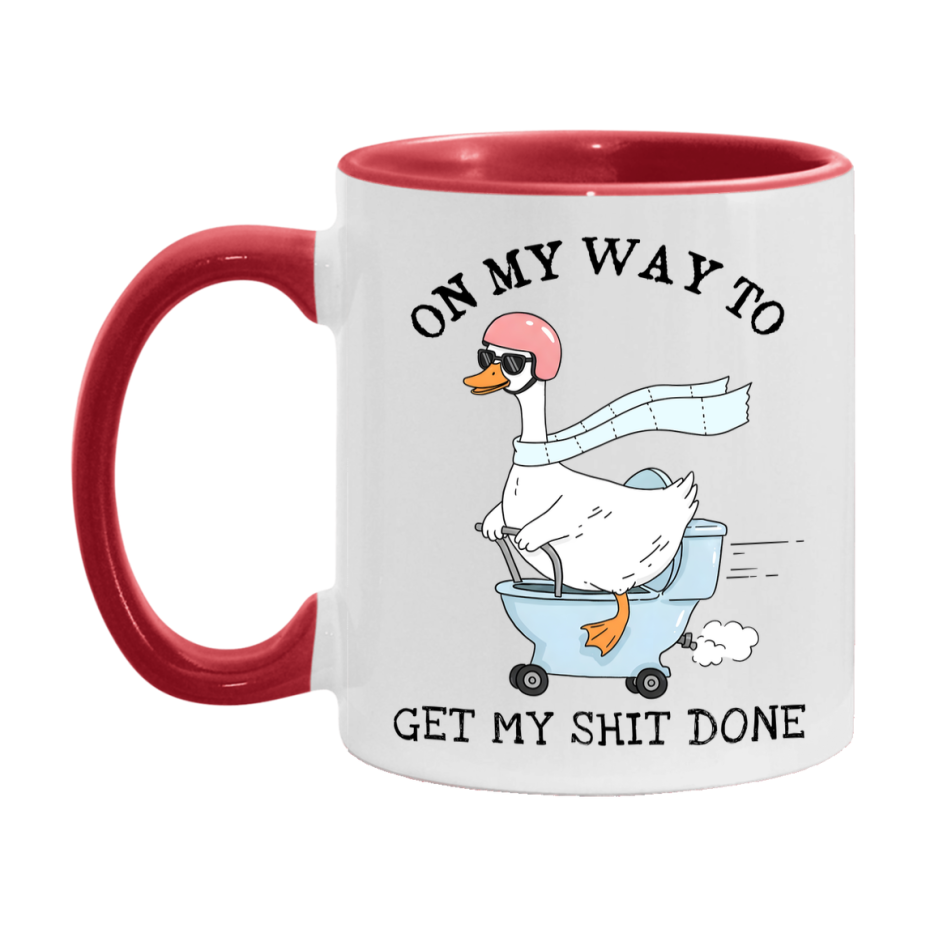 Silly Goose Mug, Funny Goose Coffee Mug, 11Oz Or 15Oz Ceramic Cup