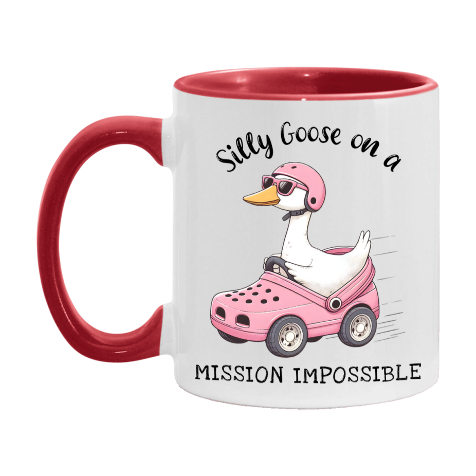 Silly Goose Mug, Funny Goose Coffee Mug, 11Oz Or 15Oz Ceramic Cup