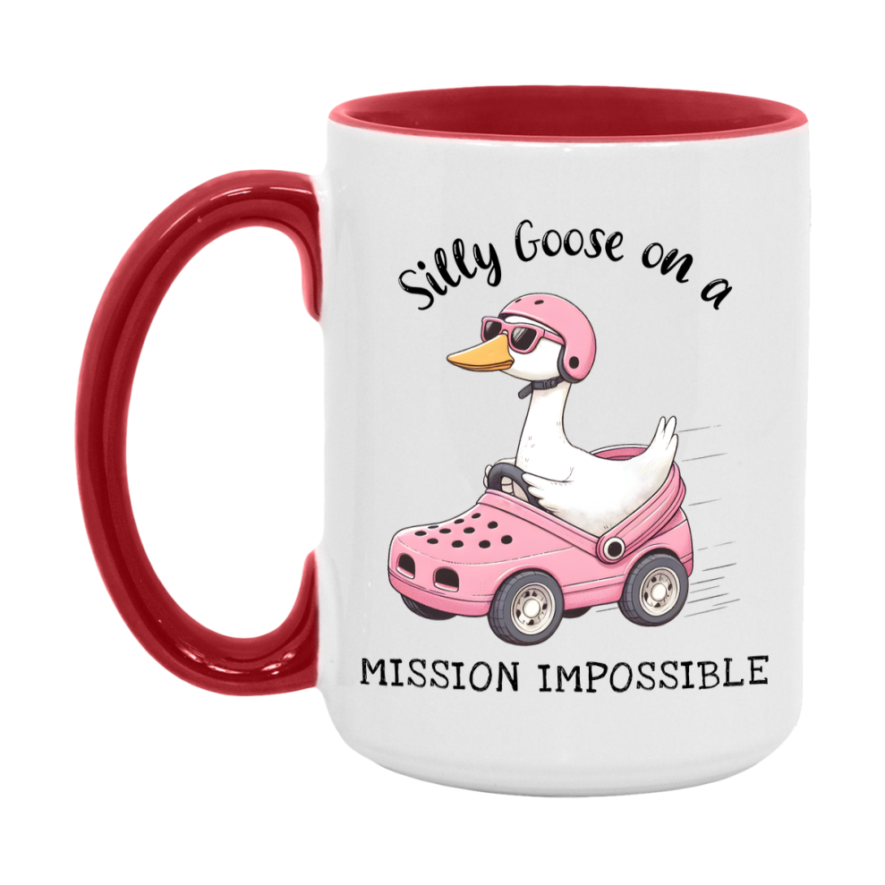 Silly Goose Mug, Funny Goose Coffee Mug, 11Oz Or 15Oz Ceramic Cup