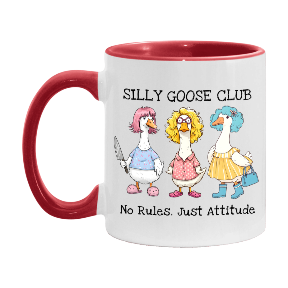 Silly Goose Mug, Funny Goose Coffee Mug, 11Oz Or 15Oz Ceramic Cup