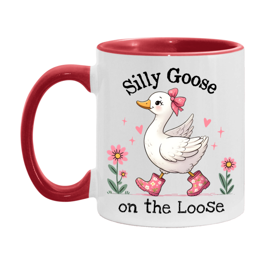 Silly Goose Mug, Funny Goose Coffee Mug, 11Oz Or 15Oz Ceramic Cup