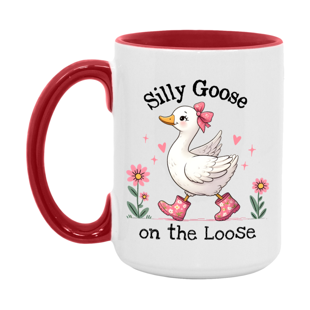 Silly Goose Mug, Funny Goose Coffee Mug, 11Oz Or 15Oz Ceramic Cup
