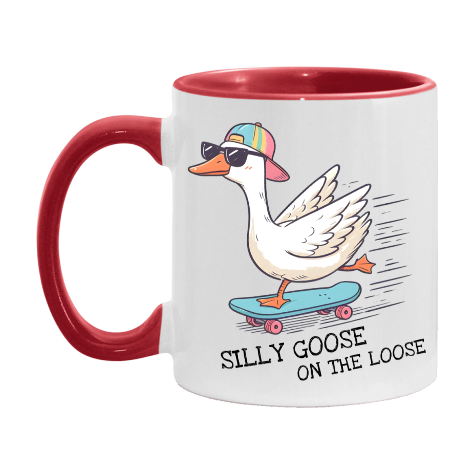 Silly Goose Mug, Funny Goose Coffee Mug, 11Oz Or 15Oz Ceramic Cup