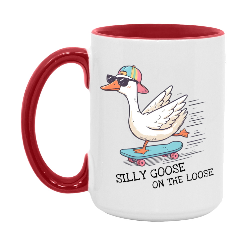 Silly Goose Mug, Funny Goose Coffee Mug, 11Oz Or 15Oz Ceramic Cup