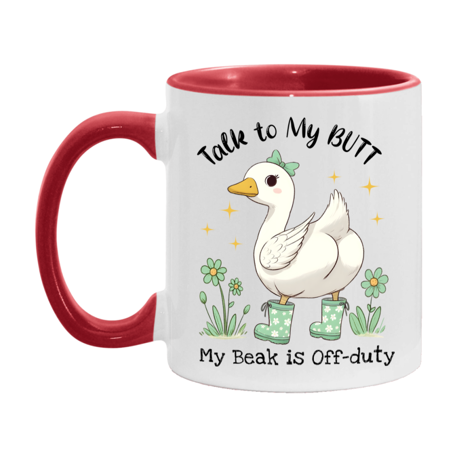 Silly Goose Mug, Funny Goose Coffee Mug, 11Oz Or 15Oz Ceramic Cup