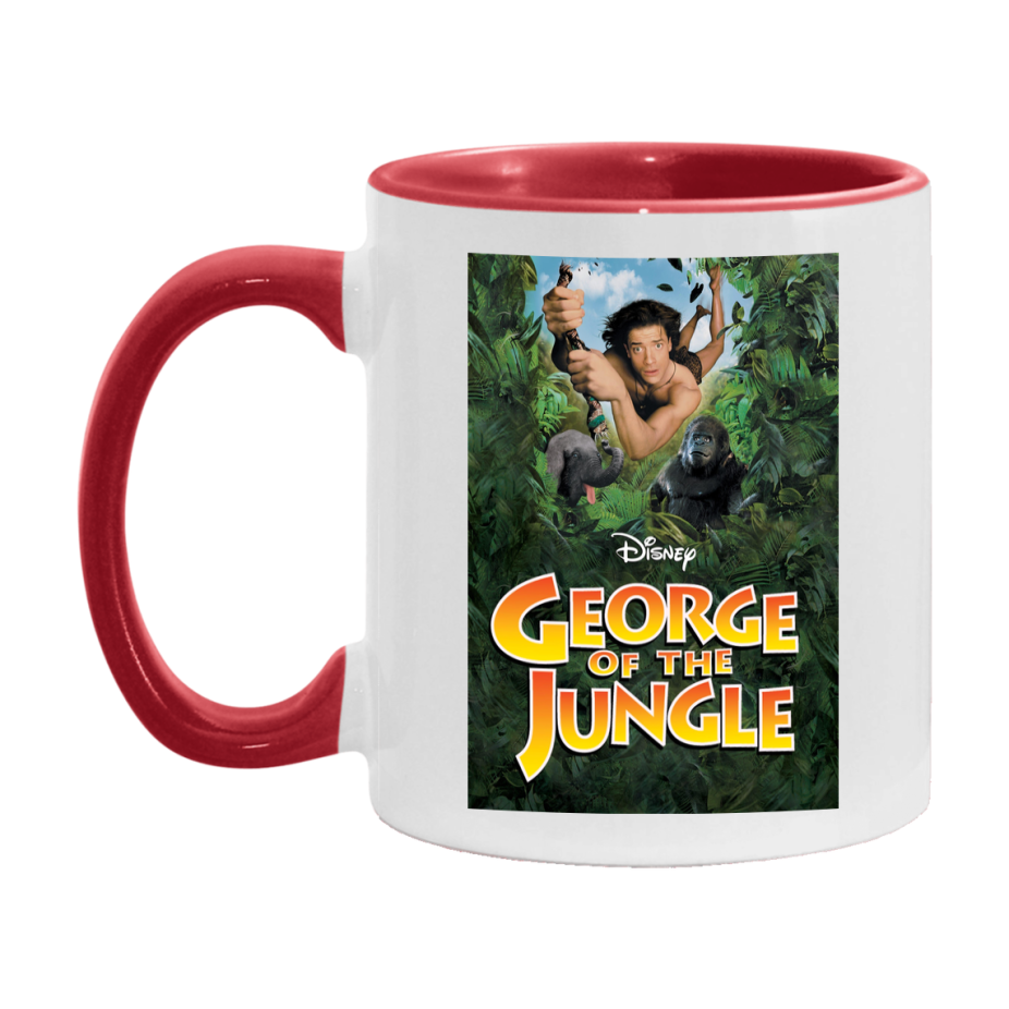 90S Movie Mug George Of The Jungle (1997
