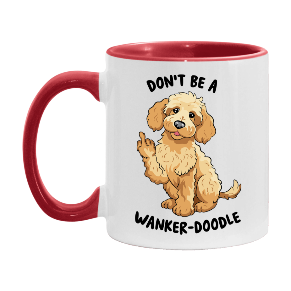 Don’t Be A Wanker Doodle Mug, 11Oz Or 15Oz Coffee Cup
